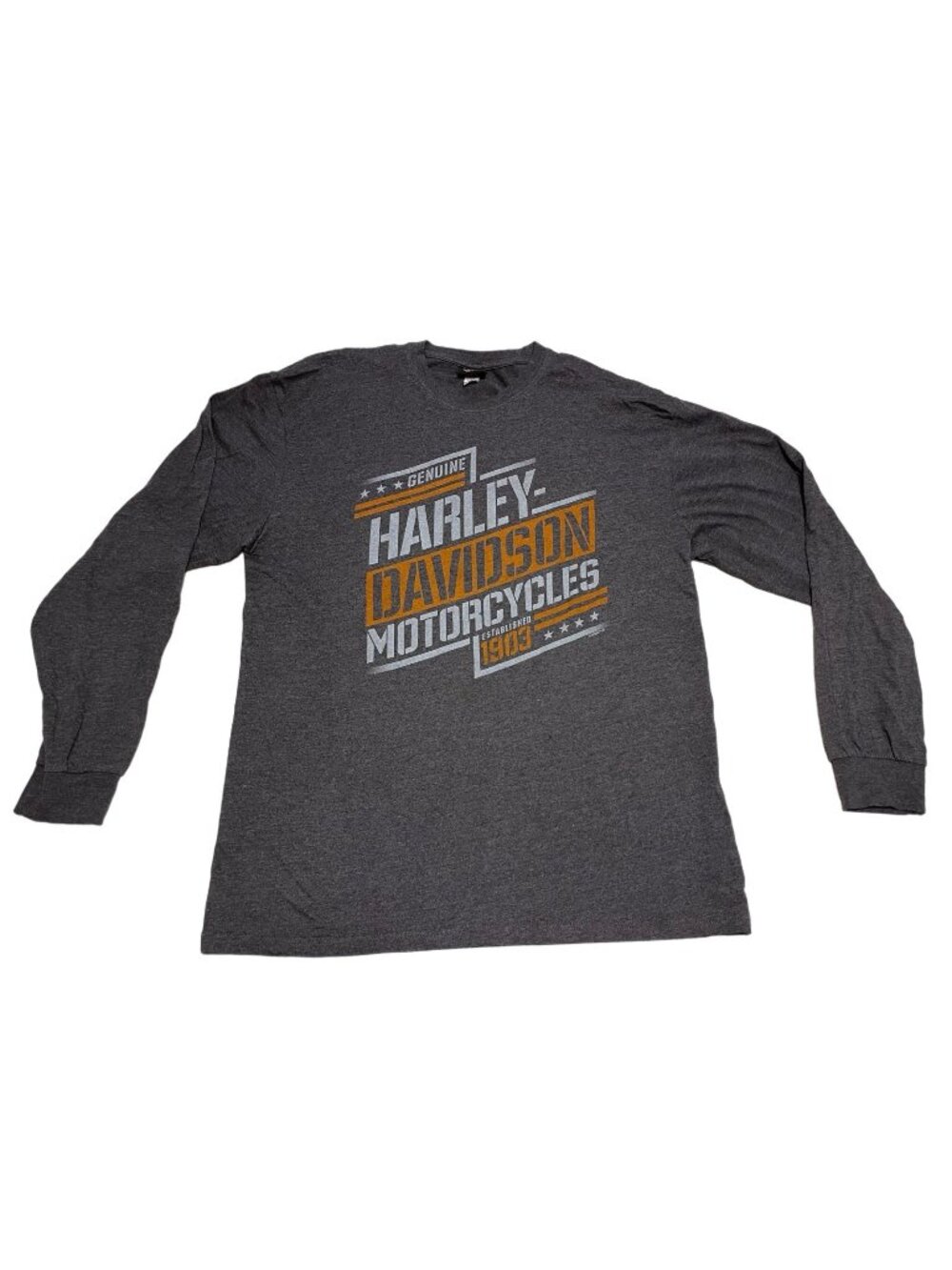 Harley-Davidson Motorcycles Long Sleeve T-Shirt Men's XL Jackson Hole 2020